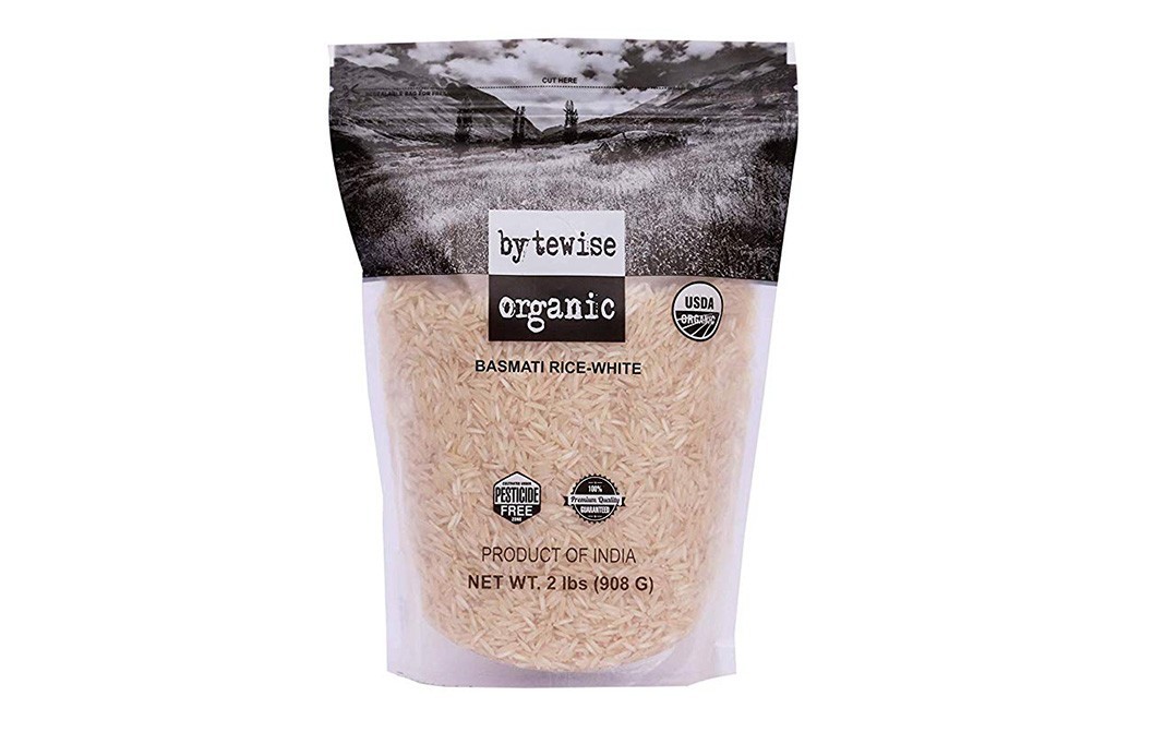 Bytewise Organic Basmati Rice-White    Pack  908 grams
